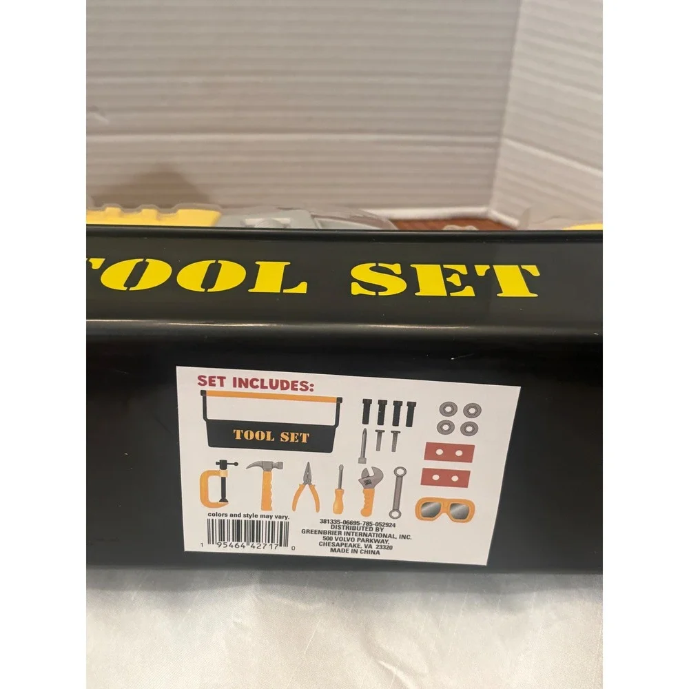 Make-It Blocks Racing Car 305pc & 21pc Kids Tool Box Playset Bundle New